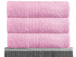 Полотенце махровое BAYRAMALY розовое 40х70
