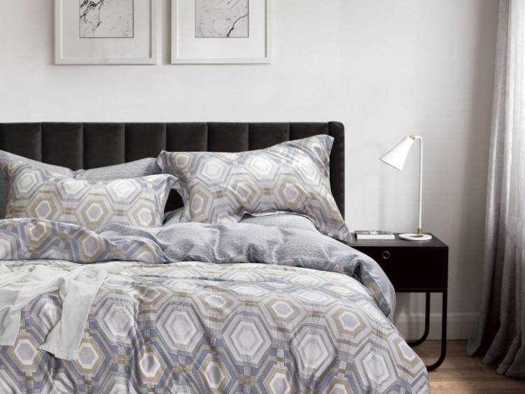 Постельное белье из тенсела ASABELLA 1893-6 50х70 (2шт) и 70х70 (2шт) евро