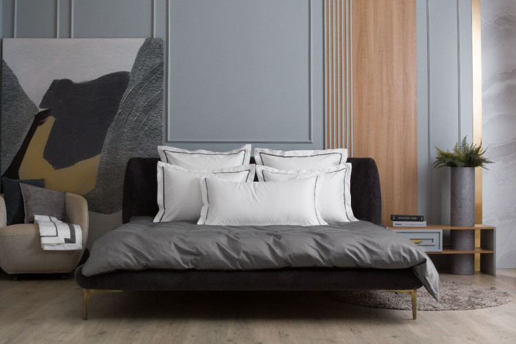 Комплект наволочек из египетского хлопка GERMAN GRASS с узкой отделкой Alpine Graphite Allure Grass 50х90 (2шт)