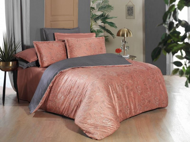 Постельное белье из сатина де люкс SAREV 300TC N082 ORLINA V4-TABA 50х70 (4шт) евро