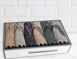 Набор кухонных полотенец махровых хлопковых KARVEN HM722 TUY NAKIS 30х50 (6шт)