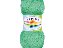 Пряжа ALPINA VIVEN №20 светло-зеленая 100% бамбук 10 шт х 50 гр, 405 м +/- 15 м