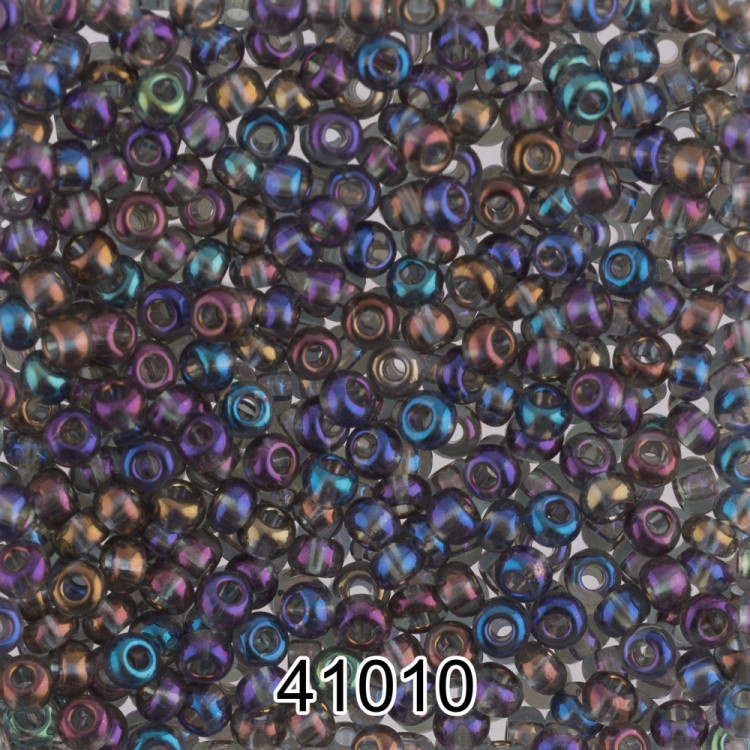 Бисер PRECIOSA (Чехия) круглый 1 10/0 2.3 мм 500 гр 41010 (Ф279) серый