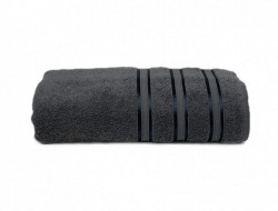 Полотенце махровое хлопковое KARVEN H5153 MIKRO DELUX gri-antrasit 50х90