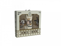 Набор кухонных полотенец вафельных хлопковых NILTEKS HM761 ХЛЕБ-МЕЛЬНИЦА V1 40х60 (3шт)