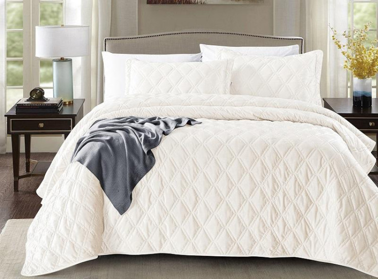 Покрывало с наволочками тонкое велюровое TANGO BACCARA BAC-05 240х260